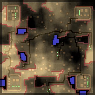 Illustration of the Wasteland feature.